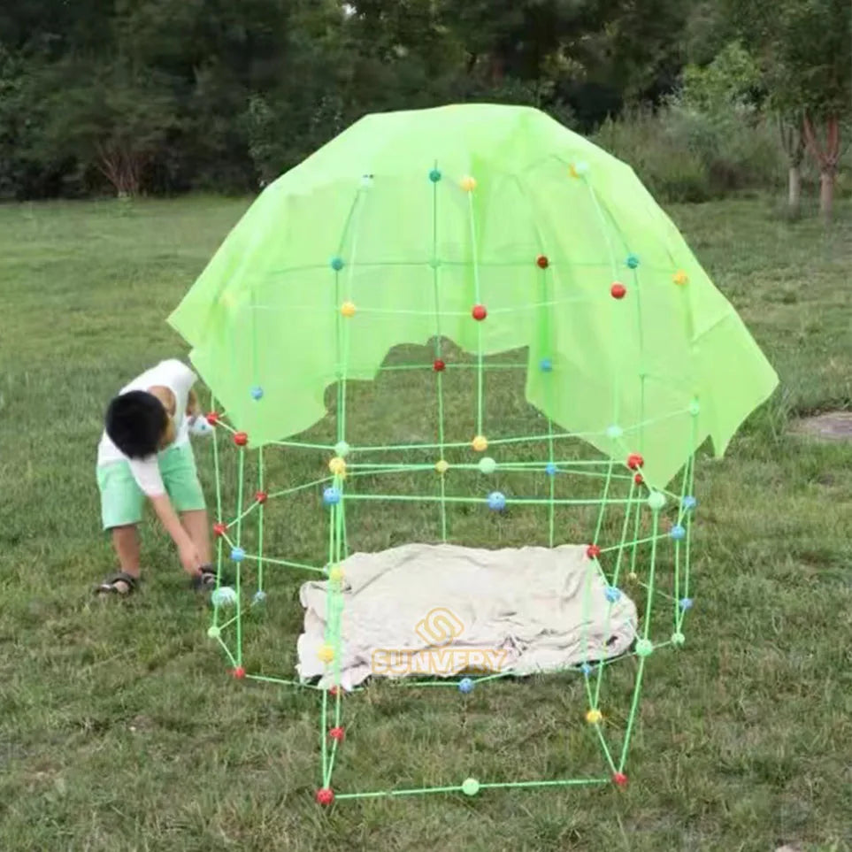 Kids forts building kit Construction Fortress Child Game