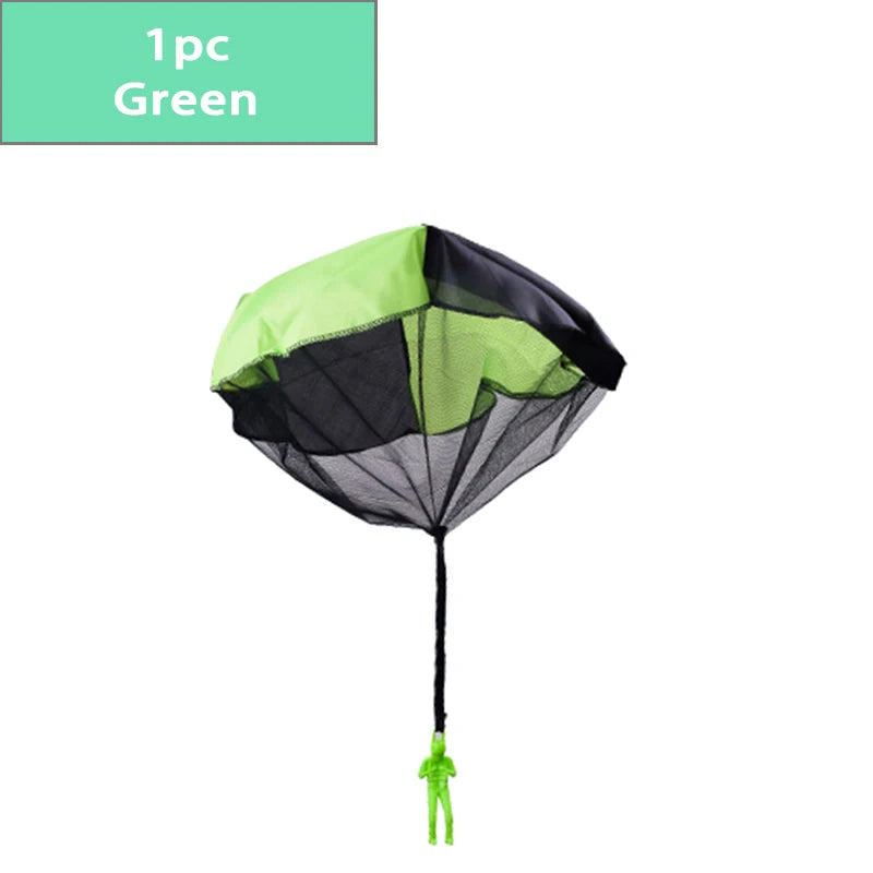 Children Sports Play Parachute Toys Inside & Outside Games Soldier Flying Parachute Fun Party Sports Activity Toys Gifts for Boy