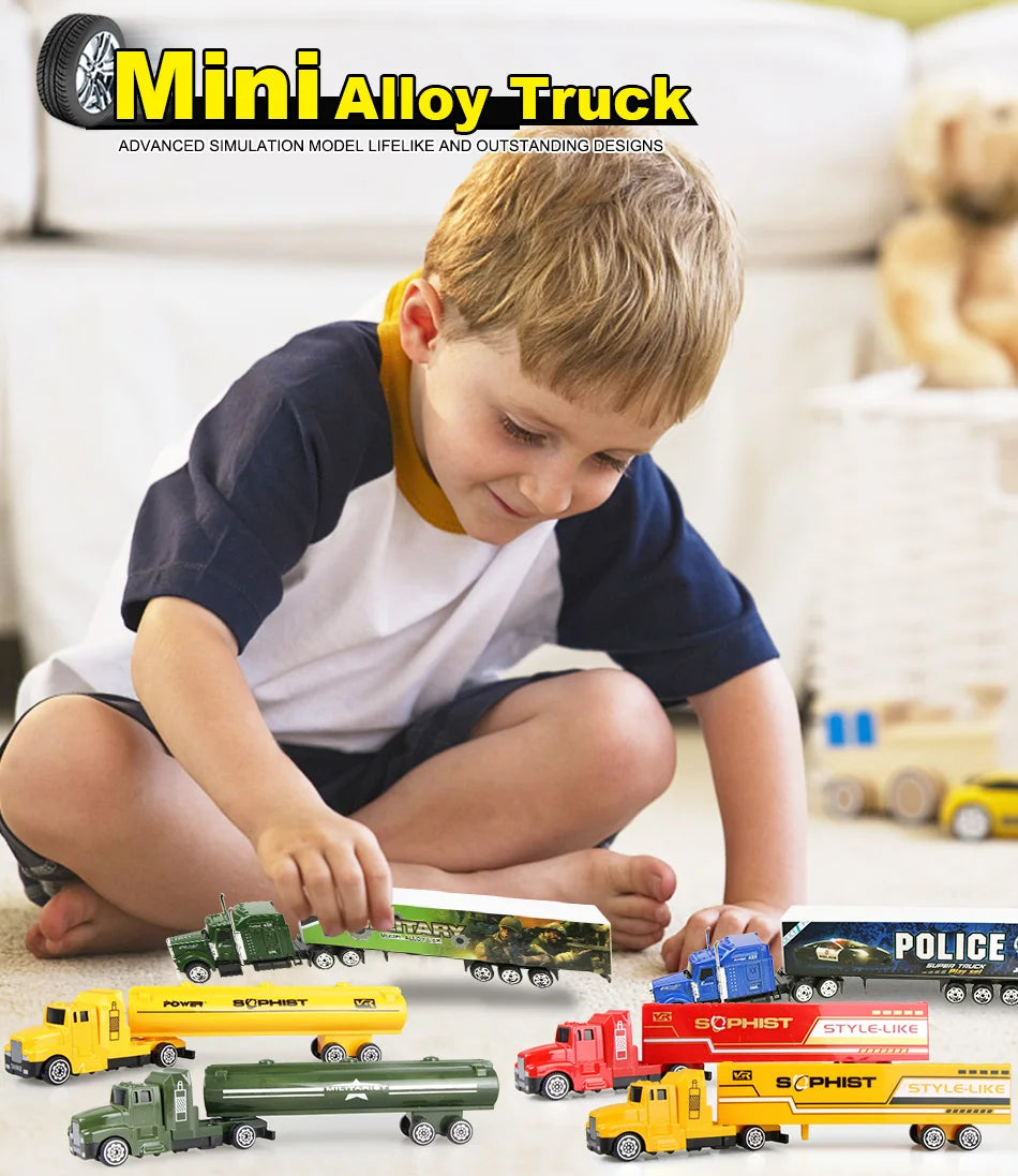 1 Pcs Sliding Alloy Truck Model Diecast Car