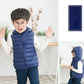 Fall Solid Waistcoat Children Outerwear Winter Coats Kids