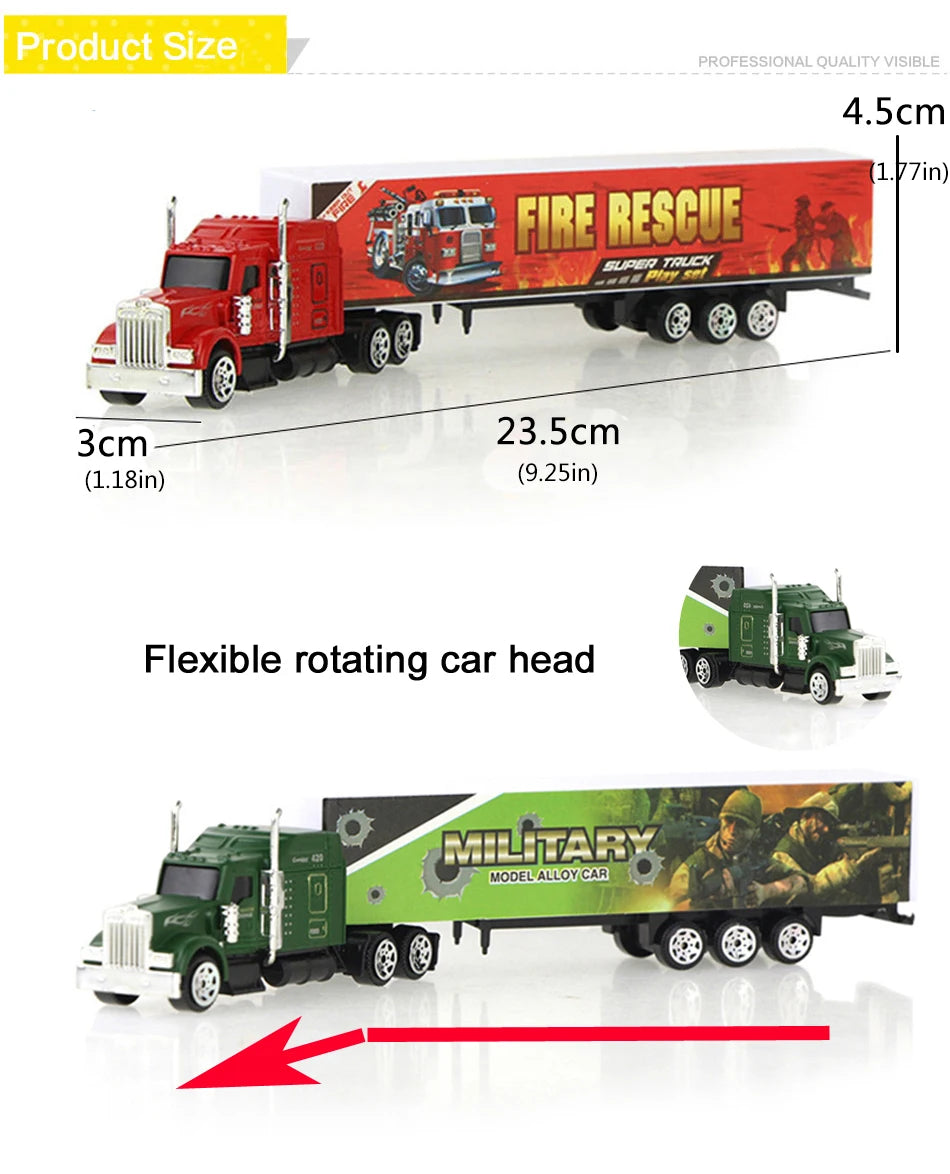 1 Pcs Sliding Alloy Truck Model Diecast Car
