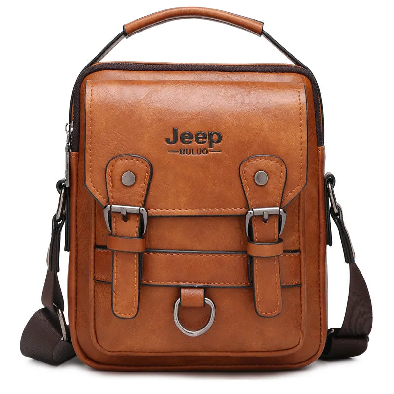 JEEP BULUO Multi function Business Handbags Men New
