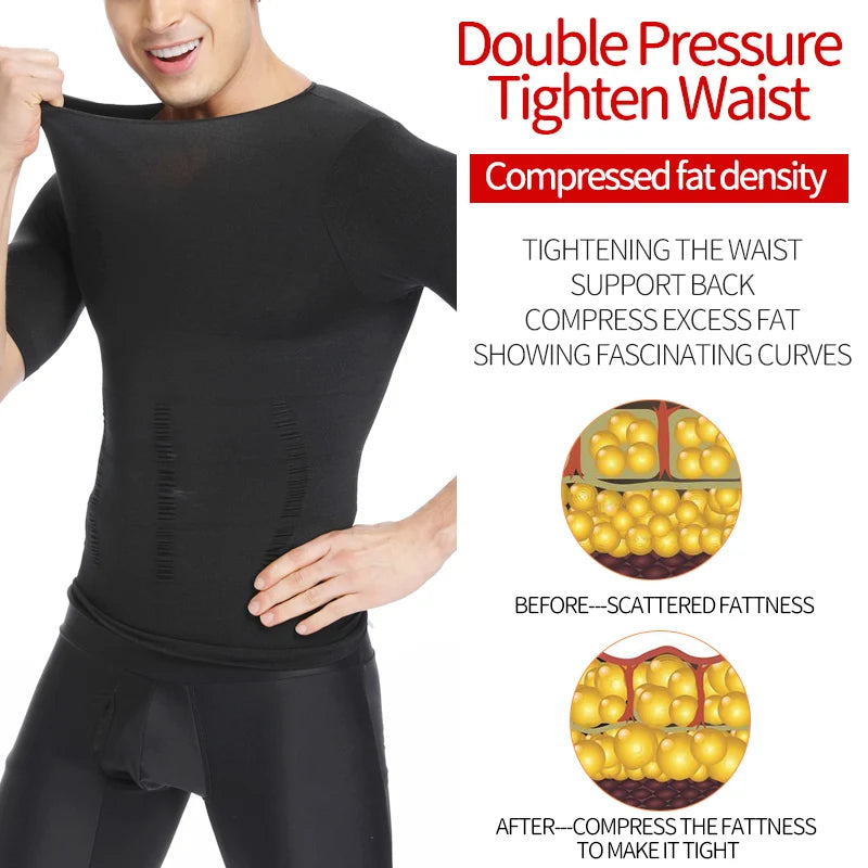 Men Slimming Body Shaper Belly Control Shapewear Man