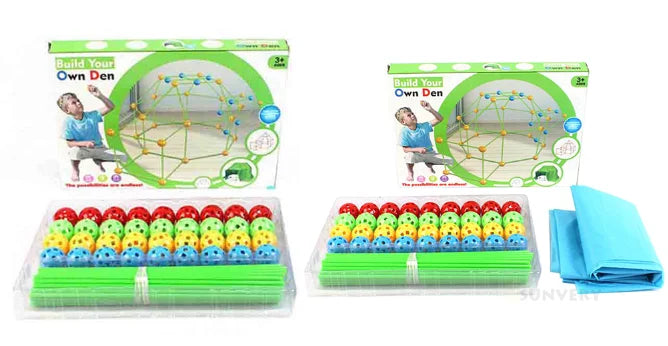 Kids forts building kit Construction Fortress Child Game