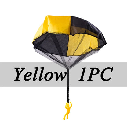 Children Sports Play Parachute Toys Inside & Outside Games Soldier Flying Parachute Fun Party Sports Activity Toys Gifts for Boy