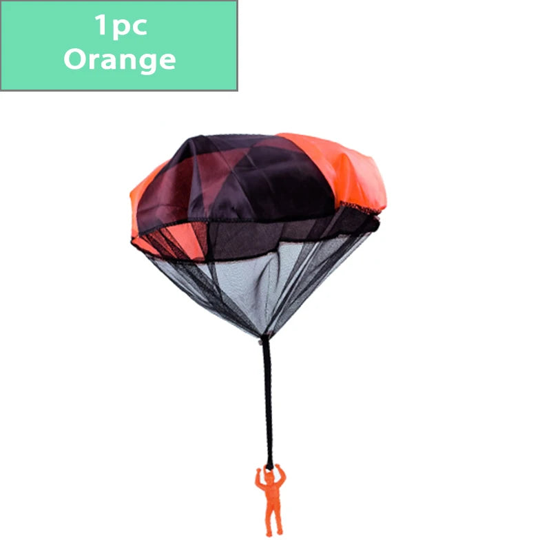 Children Sports Play Parachute Toys Inside & Outside Games Soldier Flying Parachute Fun Party Sports Activity Toys Gifts for Boy