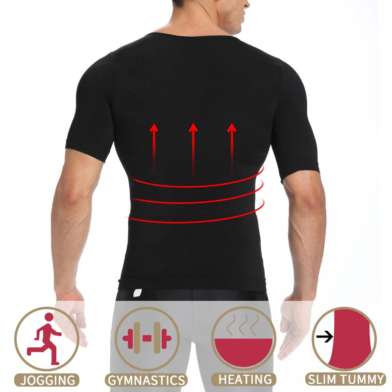 Men Slimming Body Shaper Belly Control Shapewear Man