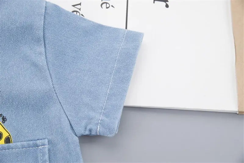 New Summer Baby Boys Denim Clothing Children Casual