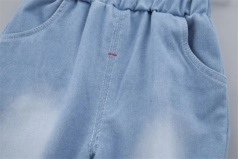 New Summer Baby Boys Denim Clothing Children Casual