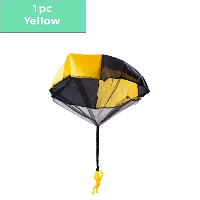 Children Sports Play Parachute Toys Inside & Outside Games Soldier Flying Parachute Fun Party Sports Activity Toys Gifts for Boy