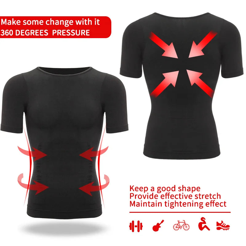 Men Slimming Body Shaper Belly Control Shapewear Man