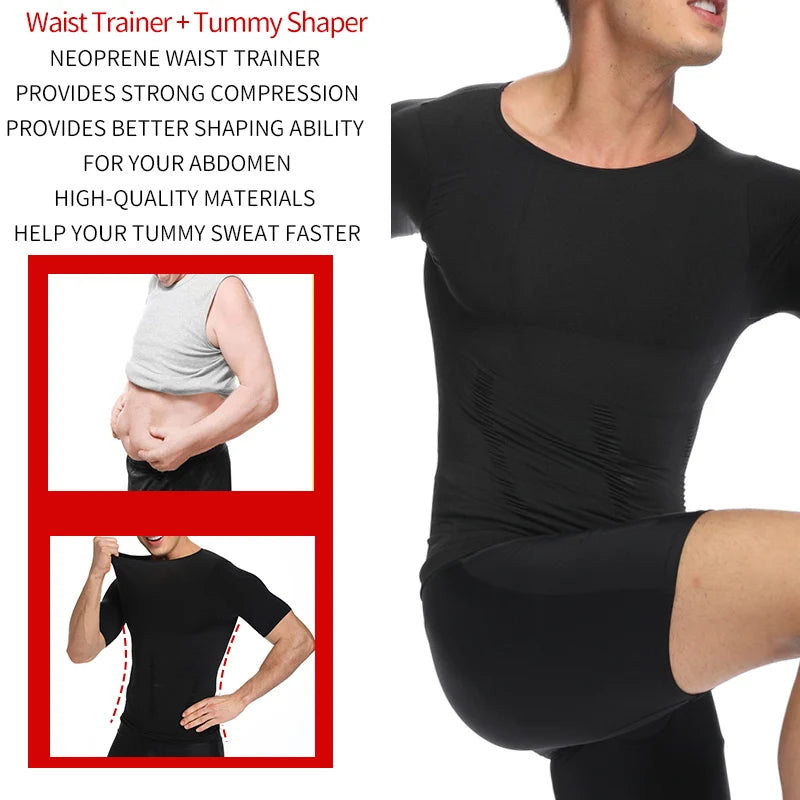 Men Slimming Body Shaper Belly Control Shapewear Man