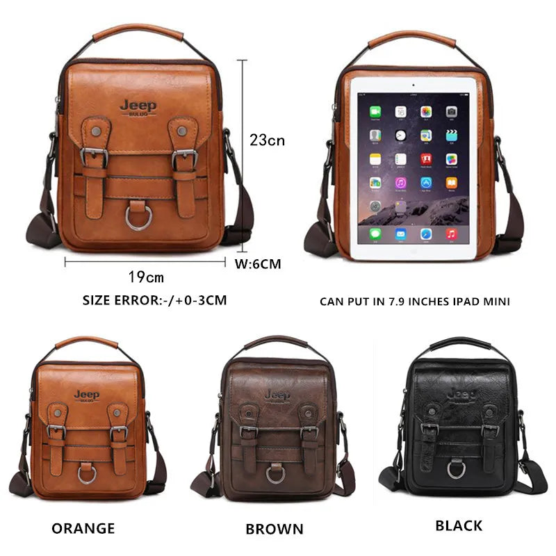 JEEP BULUO Multi function Business Handbags Men New