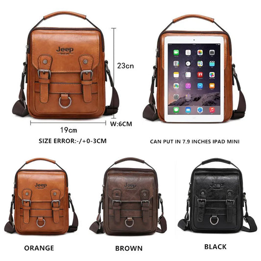 JEEP BULUO Multi function Business Handbags Men New