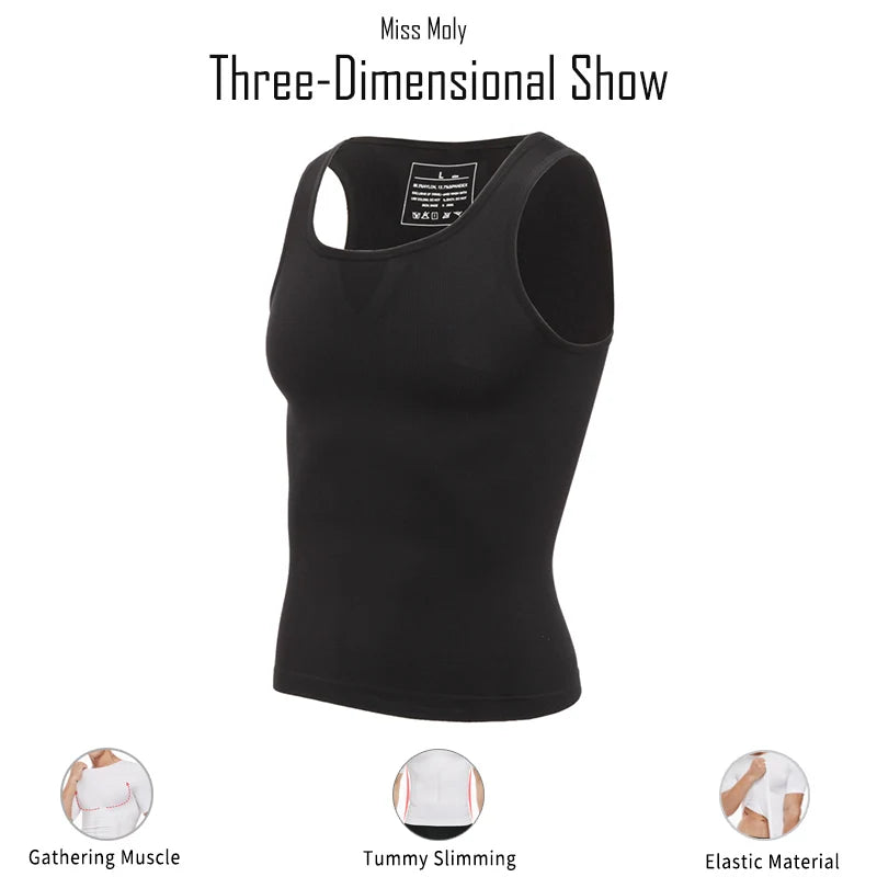 Men Slimming Body Shaper Belly Control Shapewear Man