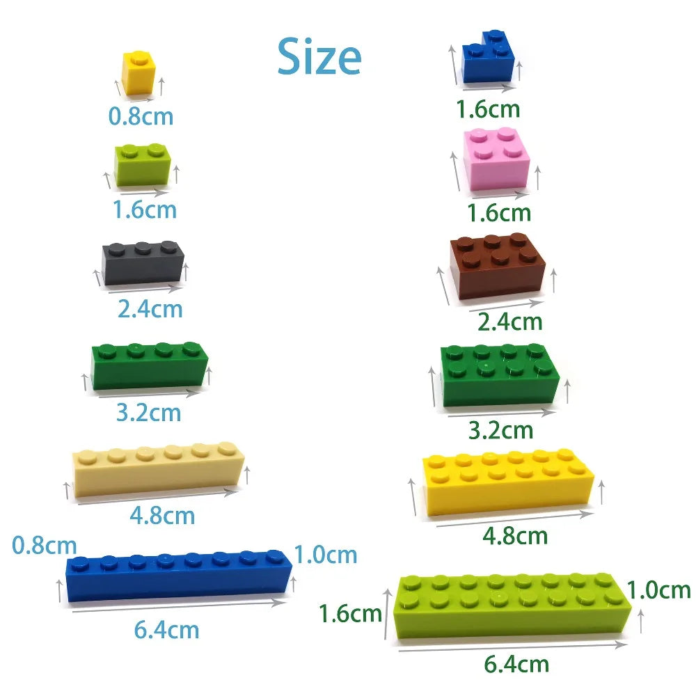 600pcs DIY Building Blocks Thin Figures Bricks Lamp