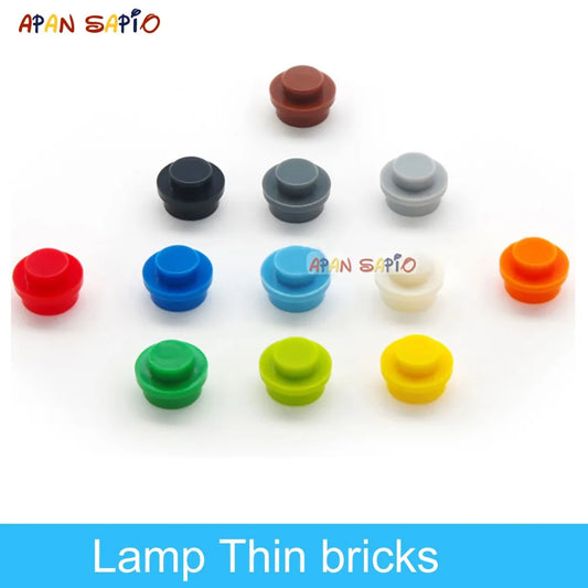 600pcs DIY Building Blocks Thin Figures Bricks Lamp