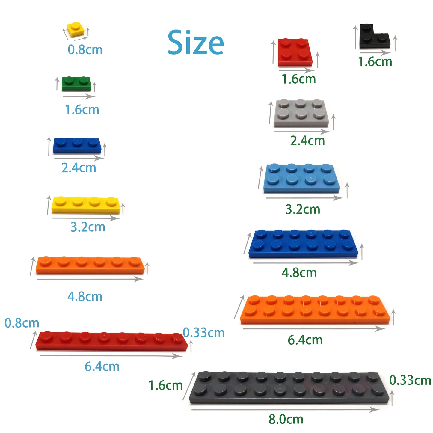 600pcs DIY Building Blocks Thin Figures Bricks Lamp