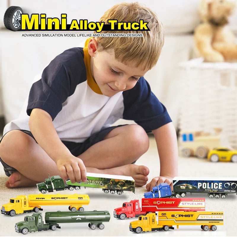 1 Pcs Sliding Alloy Truck Model Diecast Car