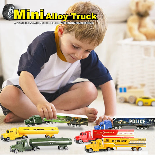 1 Pcs Sliding Alloy Truck Model Diecast Car