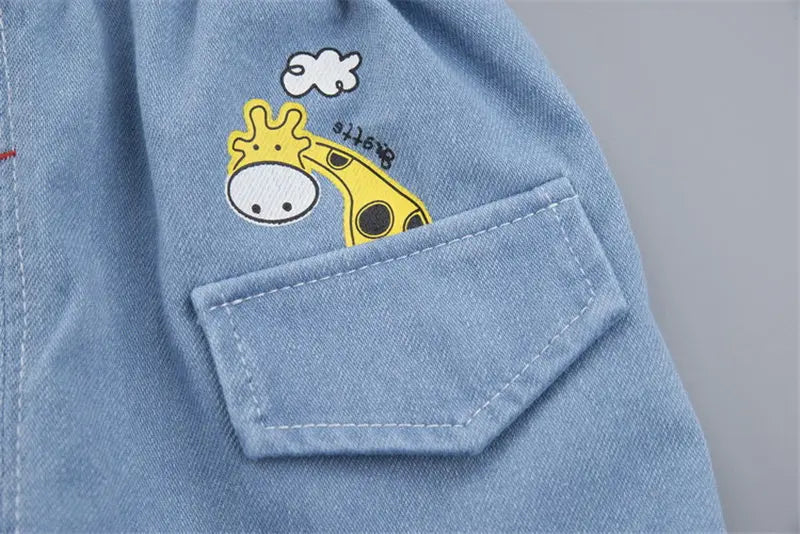 New Summer Baby Boys Denim Clothing Children Casual