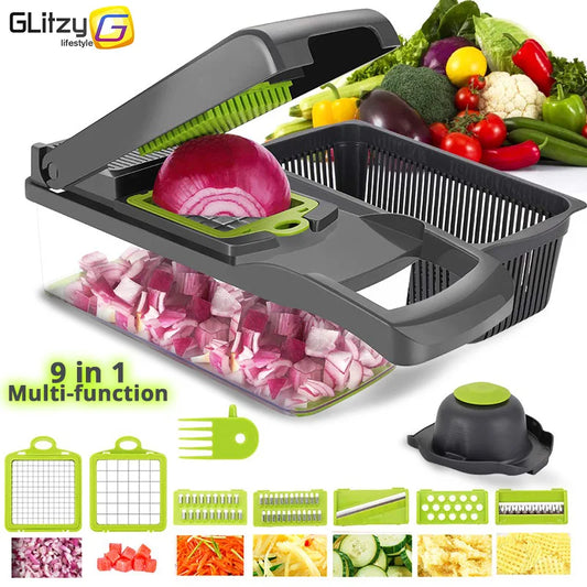 Vegetable Chopper Multifunctional Grater Cutter Kitchen Accessories Manual
