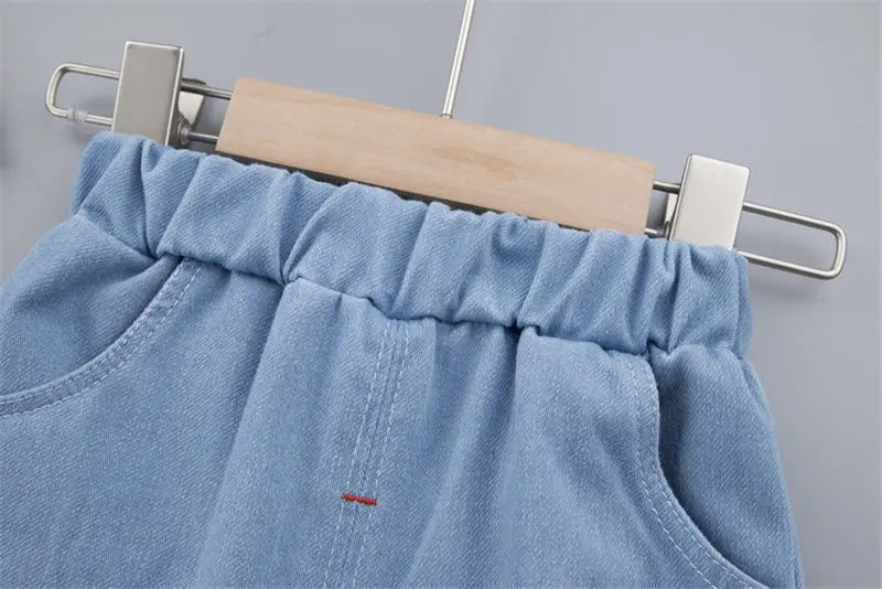 New Summer Baby Boys Denim Clothing Children Casual