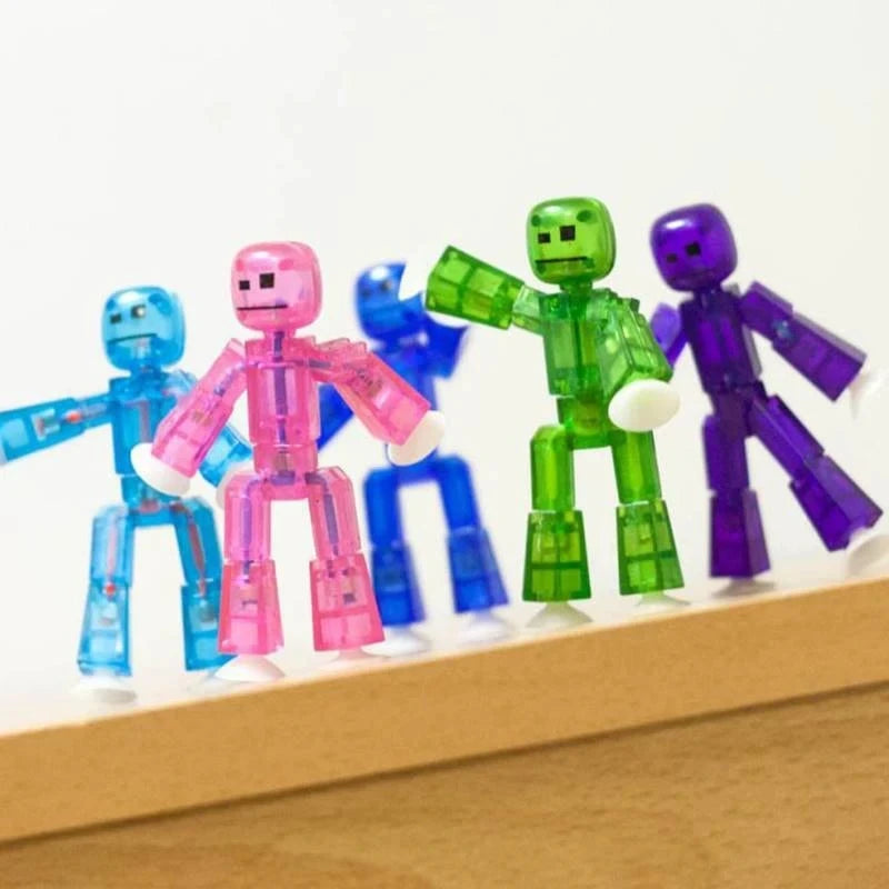 Suction Cup Stickbot Toys Sticky Robbot Toys for