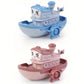 1PC Wind up Steamer Bath Toy Funny Windup