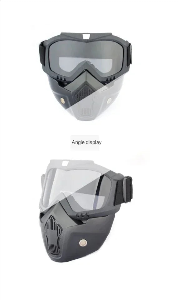 Tactical Face Goggles Mask Kids Water Soft EVA