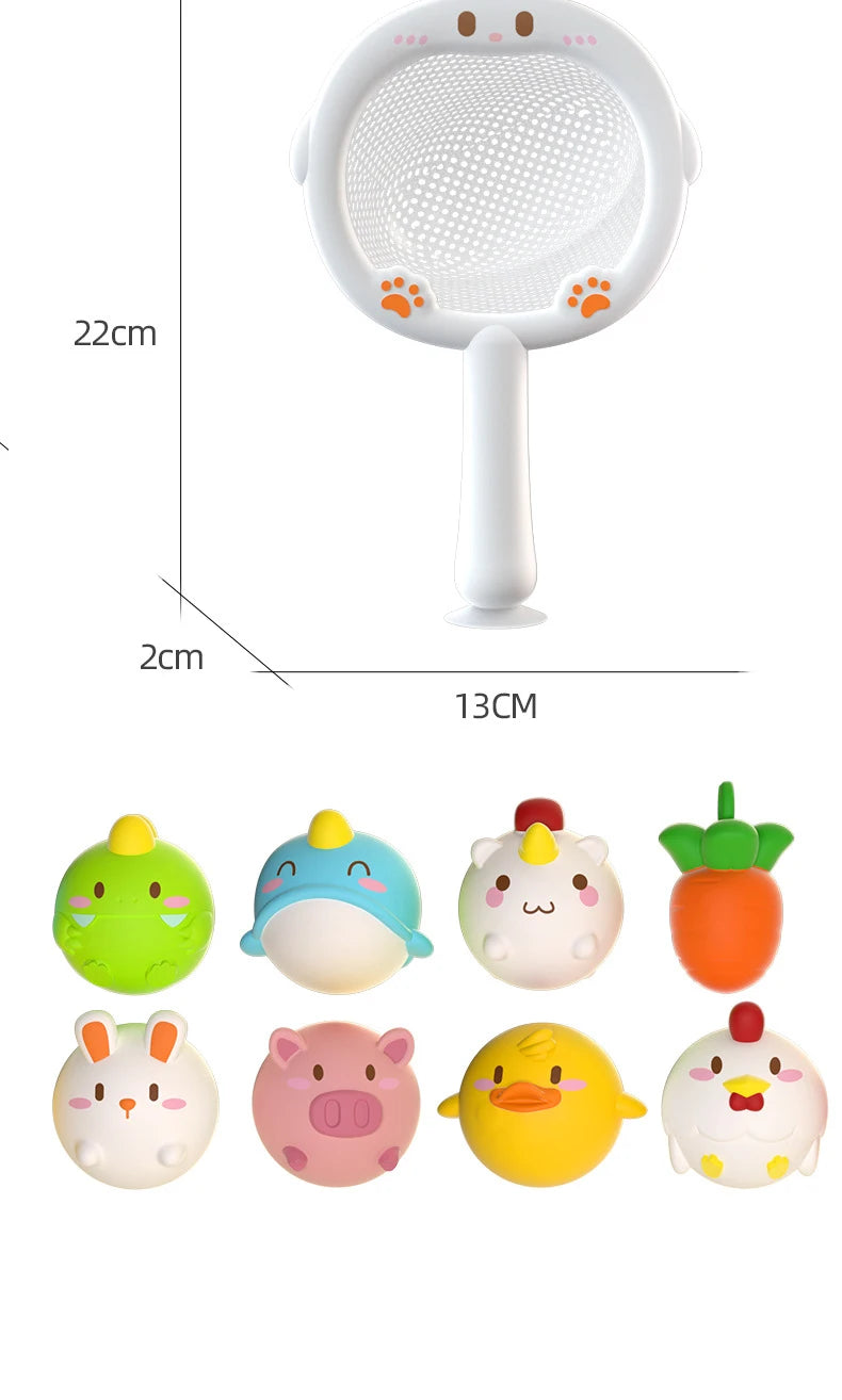 Baby Cute Animals Bath Toy LED Light Up