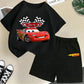 Racing children s pure cotton T shirt set