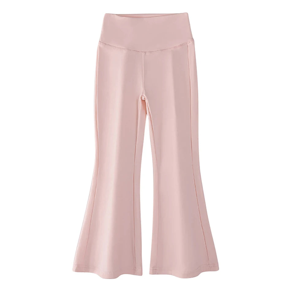 Stylish Children High Waisted Slimming Comfortable Bootcut Leggings