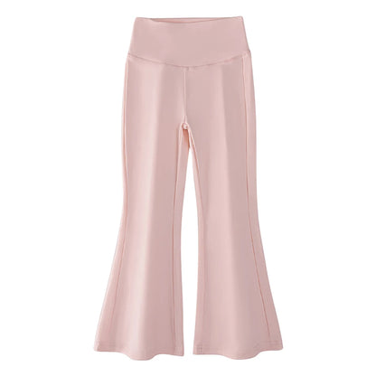 Stylish Children High Waisted Slimming Comfortable Bootcut Leggings
