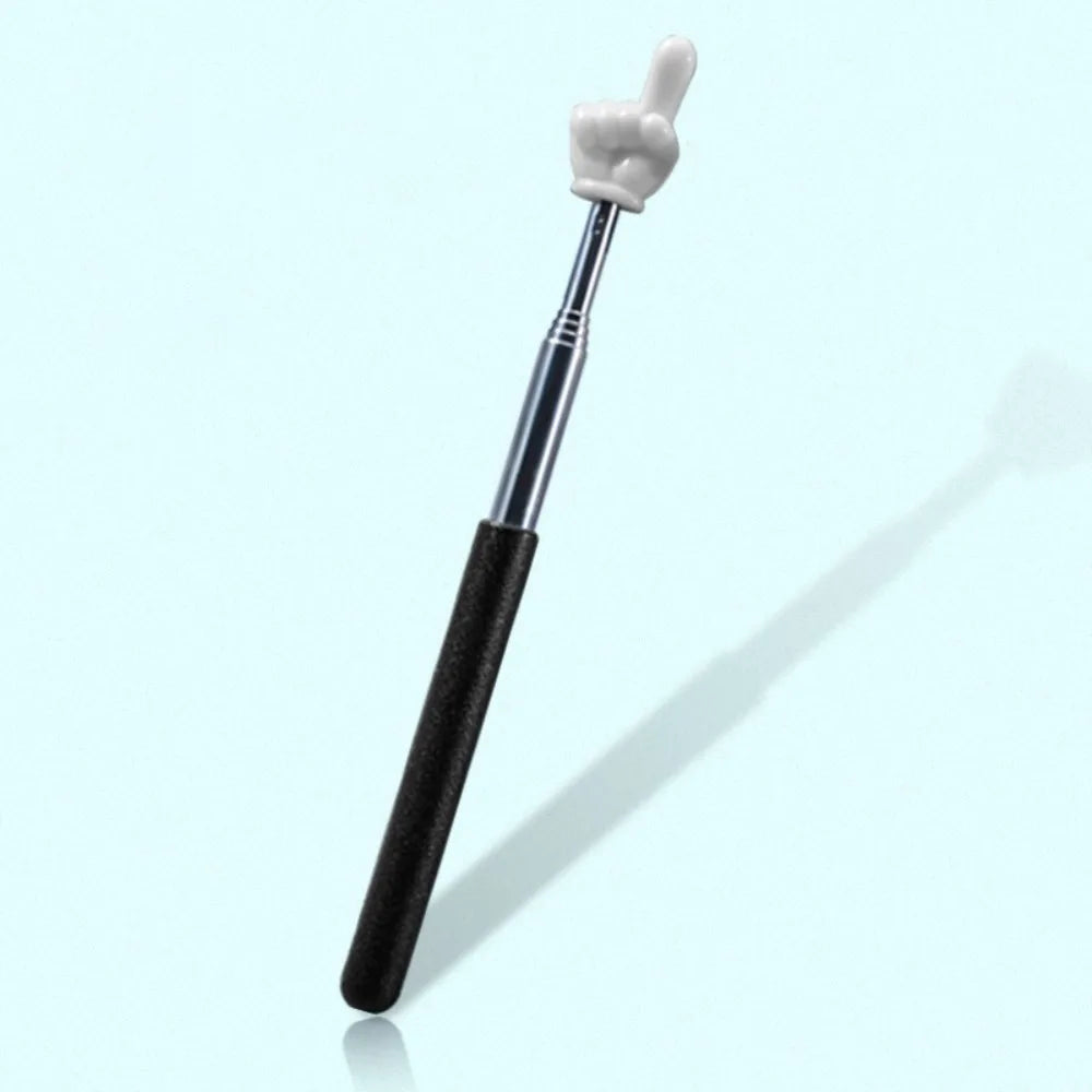 1PC Stainless Steel Teaching Pointer Telescopic Rod Finger