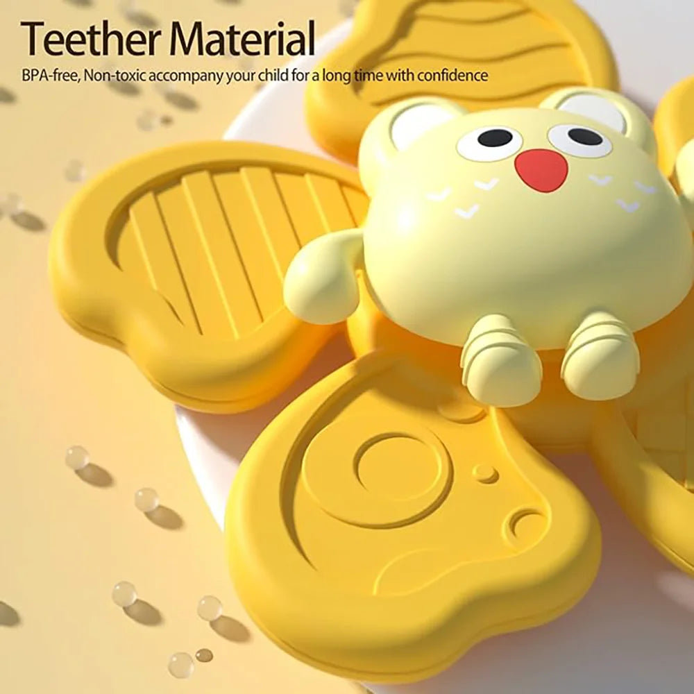 Baby Bath Toys Funny Bathing Sucker Spinner Suction