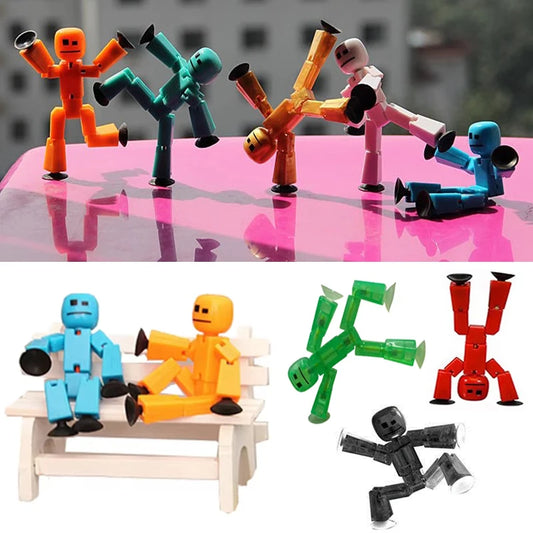 Suction Cup Stickbot Toys Sticky Robbot Toys for
