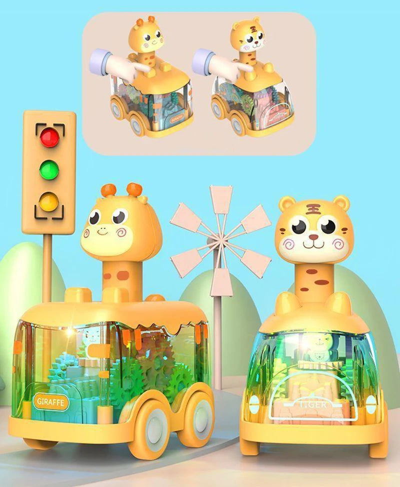 Baby Animal Car Toys Toddler Press and Go
