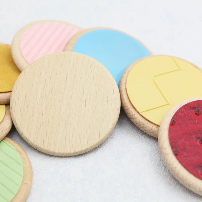 Children Montessori Sensory Toys Tactile Board Matching Game