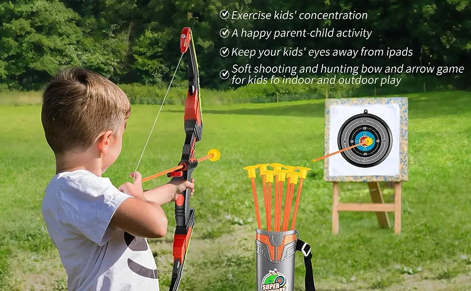 Kids Bow and Arrow Set LED Light Up