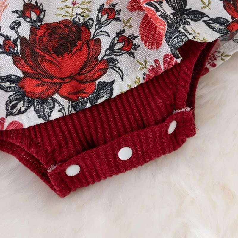 Summer Baby Girl Dress With Bowknot Striped Jumpsuit