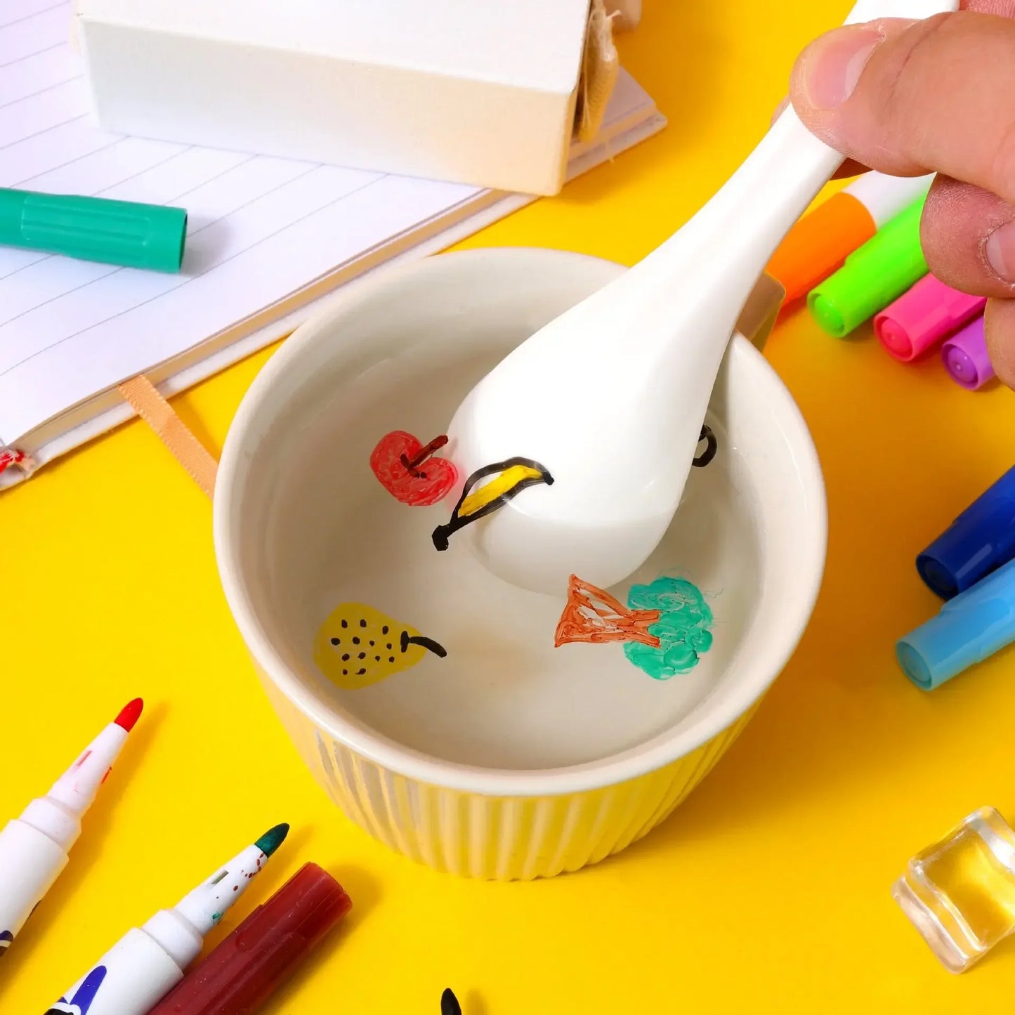 Montessori Magical Water Floating Student Painting Brush Whiteboard