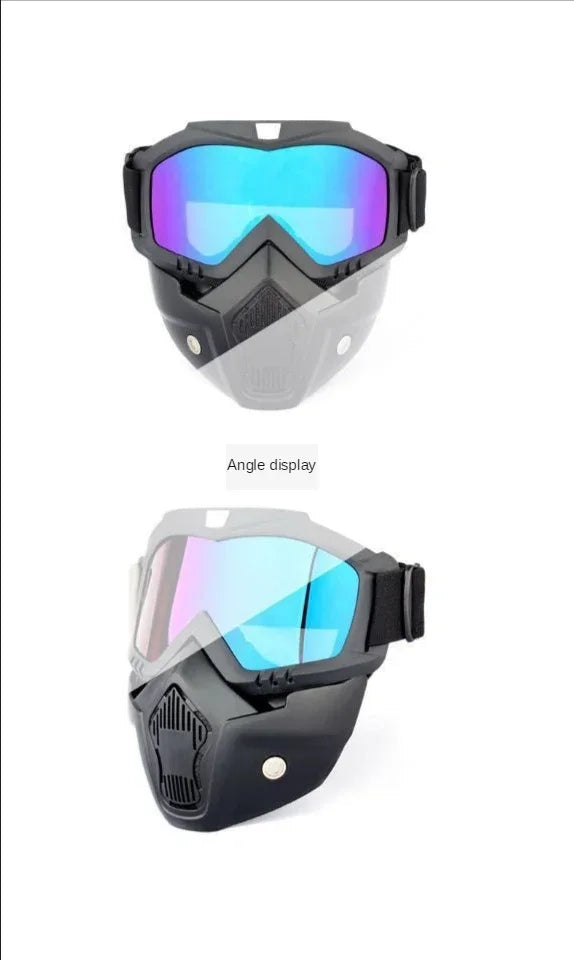 Tactical Face Goggles Mask Kids Water Soft EVA