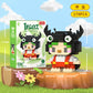Animal Cat Bricks Constructor Set Micro Building Blocks