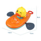 1 Pc Little Yellow Duck Kayak Toy Swimming