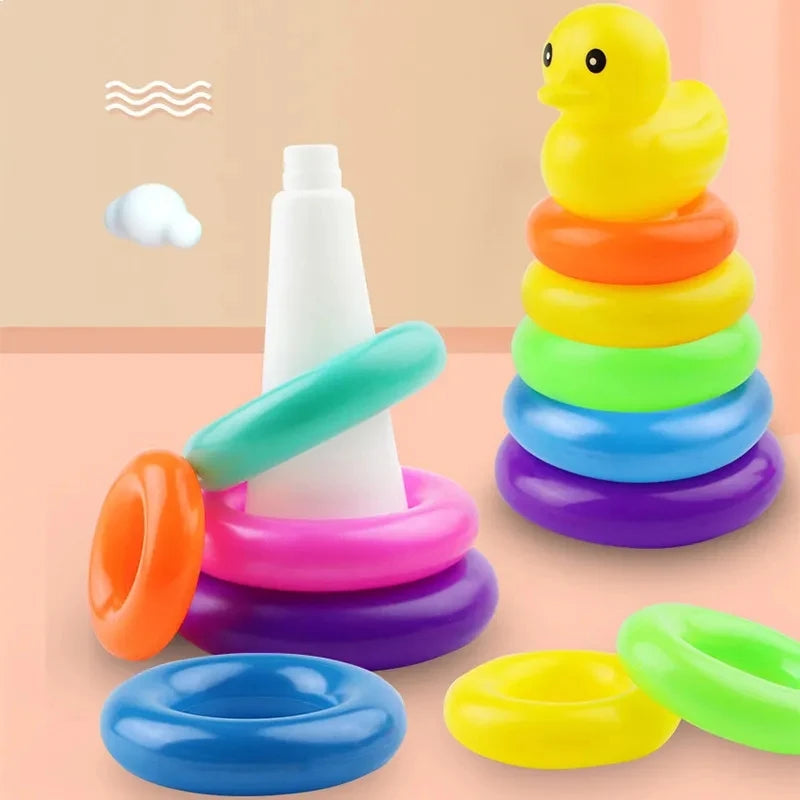 Montessori Baby Toy Rolling Ball Tower Montessori Educational