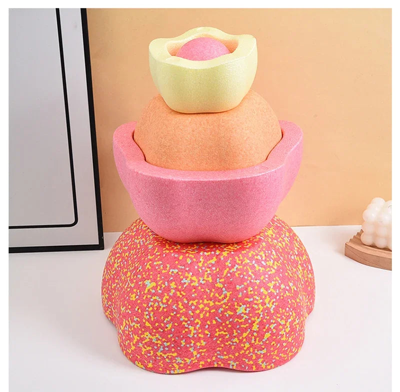 Foam Balance Stepping Stone Kids Sports Toys Touch