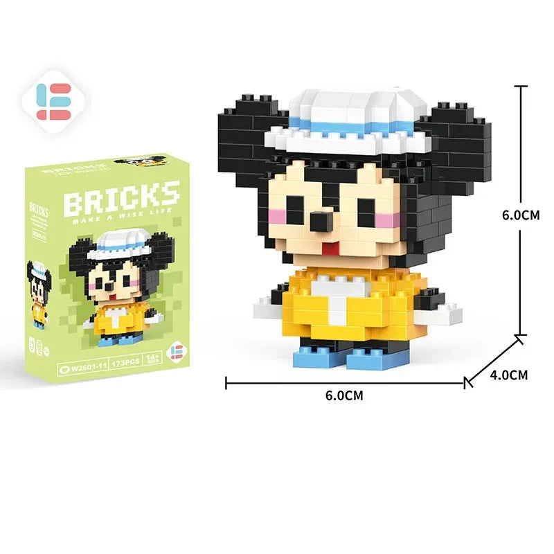 Disney LiLo Stitch Toys Building Blocks Pokeman Pikechu