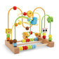 Montessori Baby Toys Wooden Roller Coaster Bead Maze