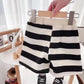 Summer Children Sets Boys Girls Short sleeved Striped